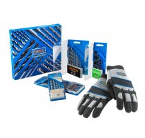 Sada vrtáků Narex DB-Multipack + rukavice MG XXL
